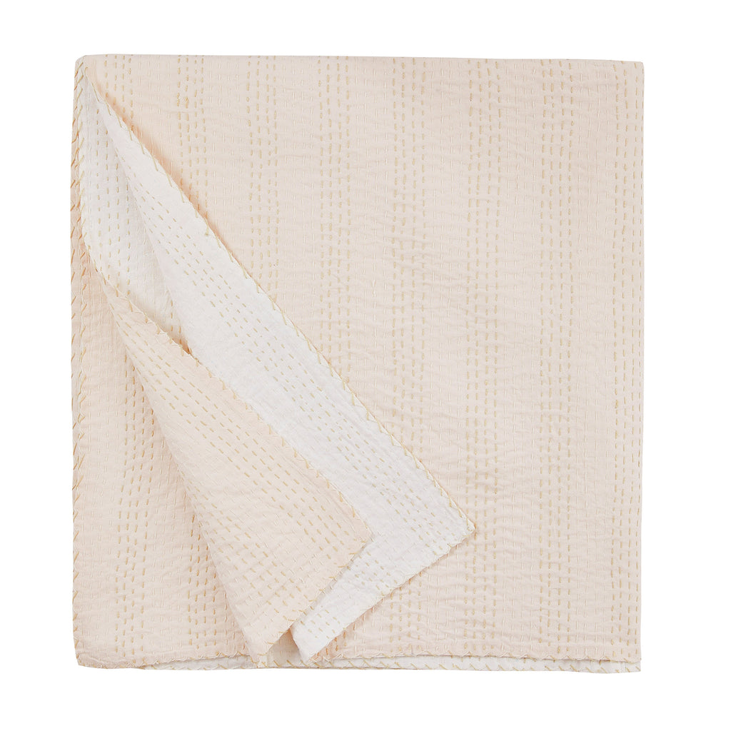 Hand Stitched Reversible Kantha Throws